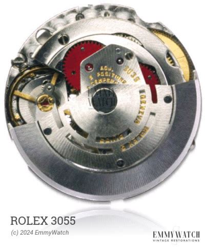 rolex 3055 movement for sale|Rolex 3055 lift angle.